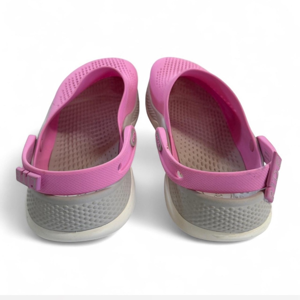SOLDCROCS Pink Perforated Clogs - Picture 3 of 4